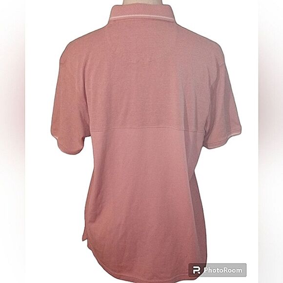 Denim and Flower Men's size M pink polo shirt. - Picture 2 of 7